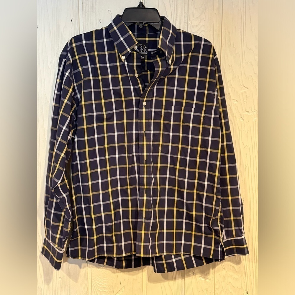 Jos A. Bank Button Down Long Sleeve, Size M
